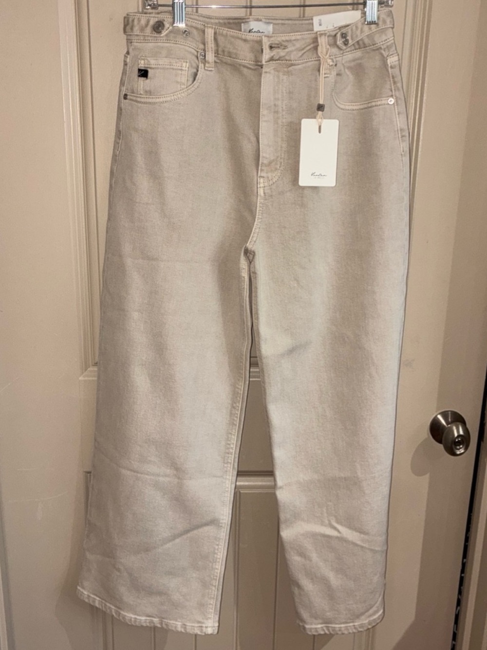 KanCan Ultra High Rise Cropped Wide Leg Jeans NWT